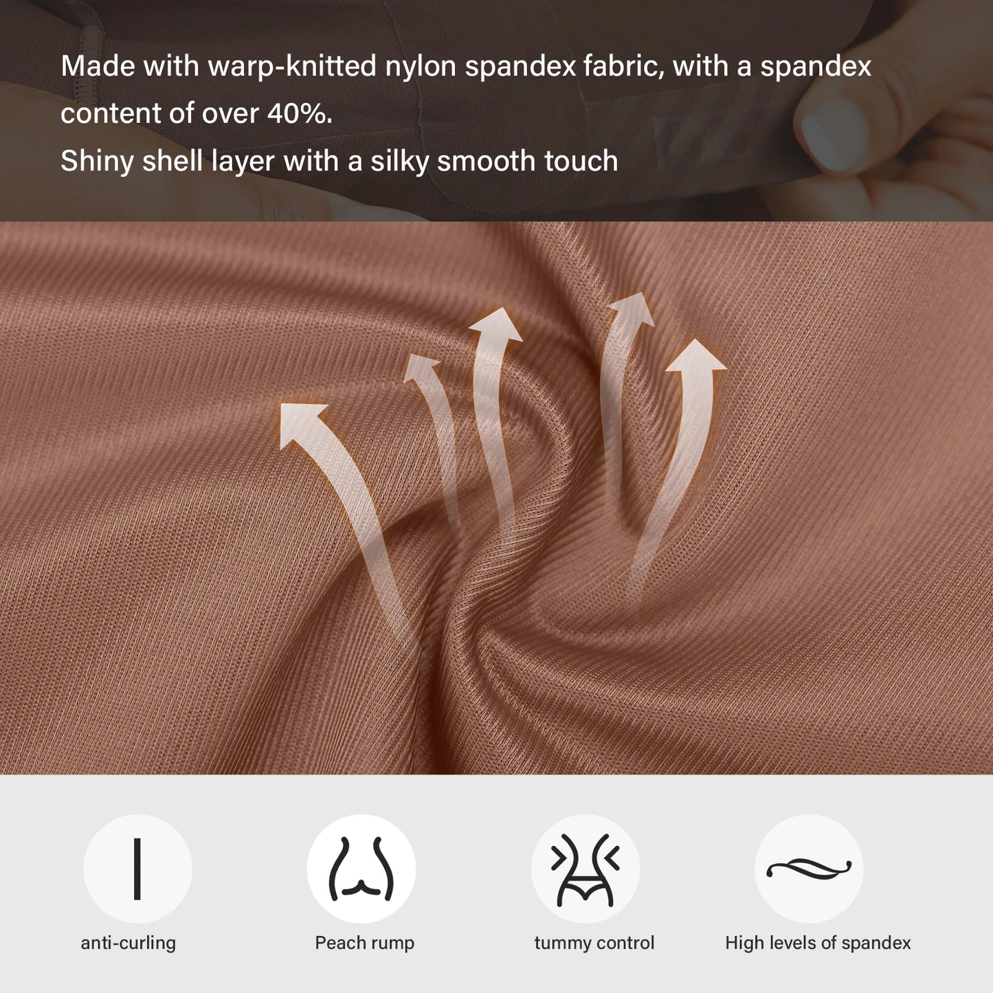 Curvara SmoothLift™ High-Waisted Mid Thigh Short