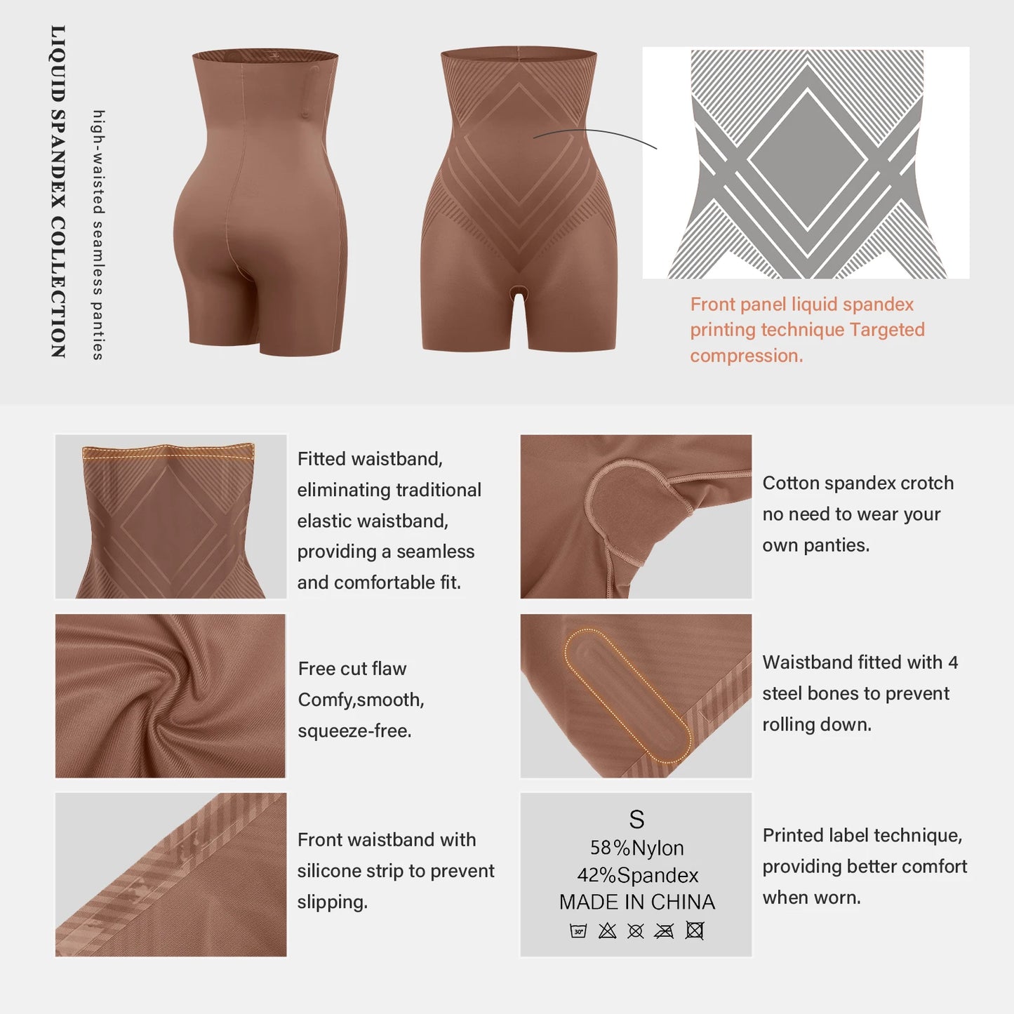Curvara SmoothLift™ High-Waisted Mid Thigh Short