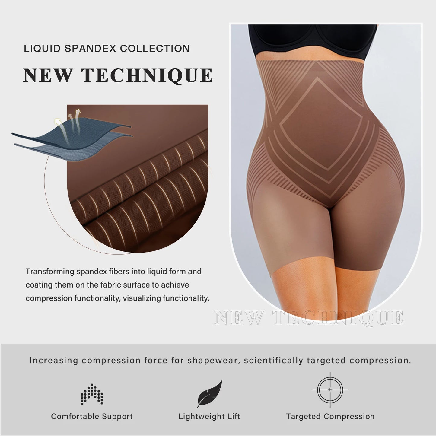 Curvara SmoothLift™ High-Waisted Mid Thigh Short