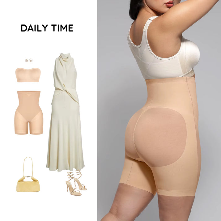  Curvara SmoothLift™ High-Waisted Mid Thigh Short